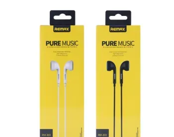 Remax 3.5mm Wired Earphone RM-303 Black თბილისი