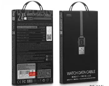 Მობილურის კაბელი Remax Watch Lightning Data Cable RC-113i თბილისი - photo 3