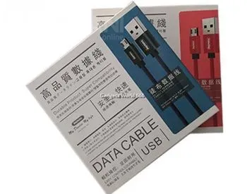 Მობილურის კაბელი Remax Fabric Data Cable for Micro USB RC-091M Blue თბილისი - photo 2