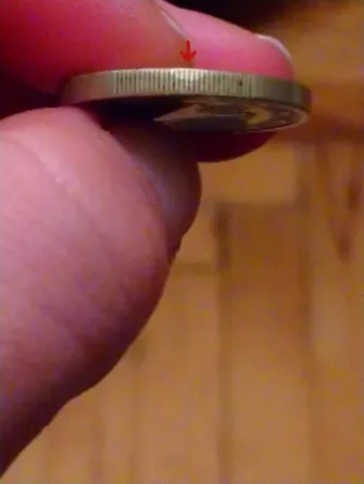 Იყიდება ქარხნული წუნის მქონე მონეტა(mint error coin)-1ევრო თბილისი