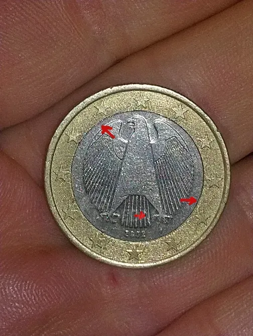 Იყიდება ქარხნული წუნის მქონე მონეტა(mint error coin)-1ევრო თბილისი - photo 8