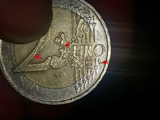 Იყიდება ქარხნული წუნის მქონე მონეტა (mint error coin) -2ევრო თბილისი