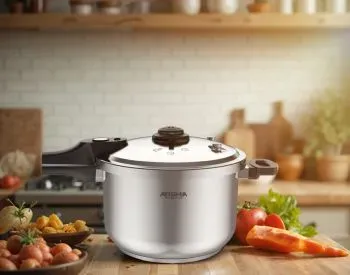 Arshia Cookware Pr128-3138 28სმ მეტალის სწრაფსახარში ქვაბი თბილისი