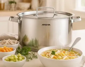 Arshia Cookware Ss768-3666 6.5ლ უჟანგავი ფოლადის ქვაბი თბილისი - photo 1