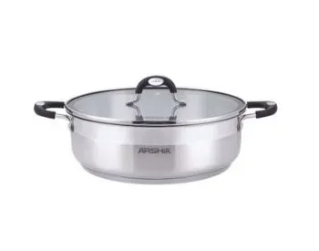 Arshia Cookware Ss478-3087 5ლ მეტალის ტაფა-ქვაბი თბილისი