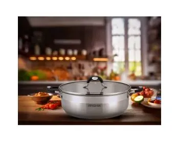 Arshia Cookware Ss478-3087 5ლ მეტალის ტაფა-ქვაბი თბილისი