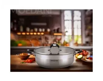 Arshia Cookware Ss478-3087 5ლ მეტალის ტაფა-ქვაბი თბილისი - photo 1