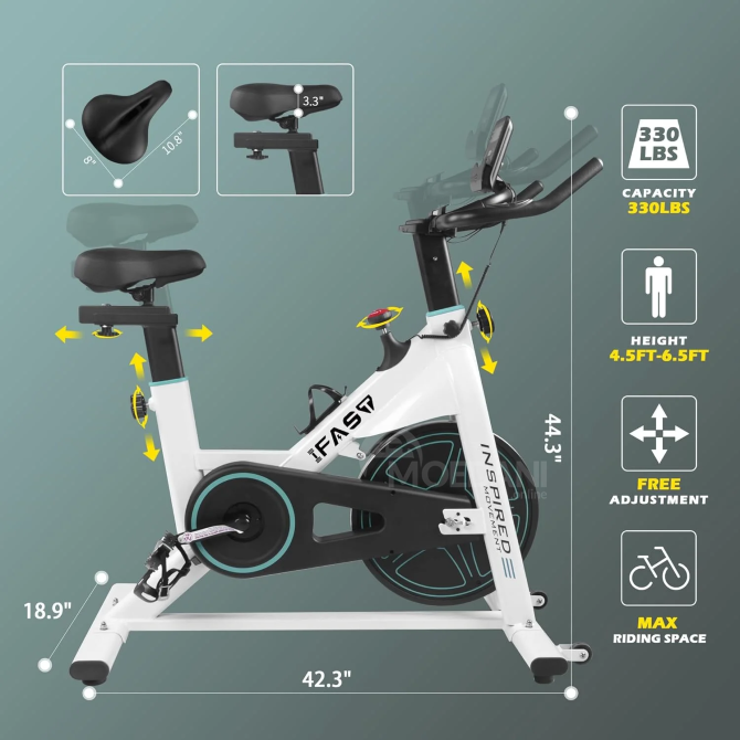 Exercise bike, spinning bike Tbilisi - photo 2