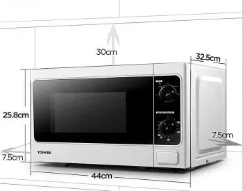 Მიკროტალღური ღუმელი Toshiba MM-Mm20P (WH) თბილისი - photo 3