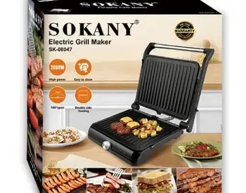 Სენდვიჩერი გრილი ტოსტერი 2000 W თბილისი