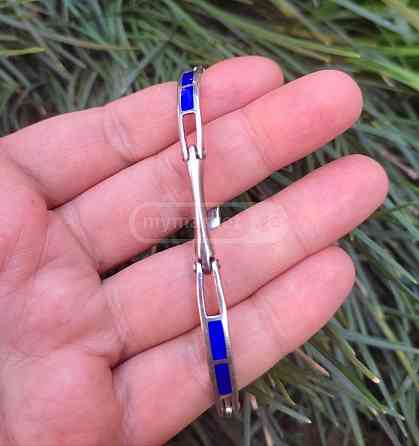 Silver bracelet with enamel Tbilisi