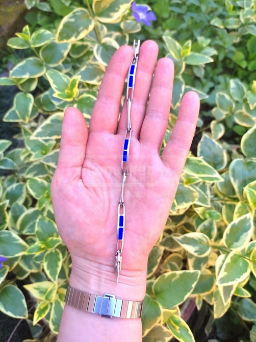 Серебряный браслет с эмалью Тбилиси - изображение 1