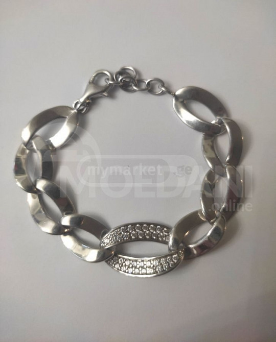 როდირებული ვერცხლის სამაჯური თბილისი - photo 1