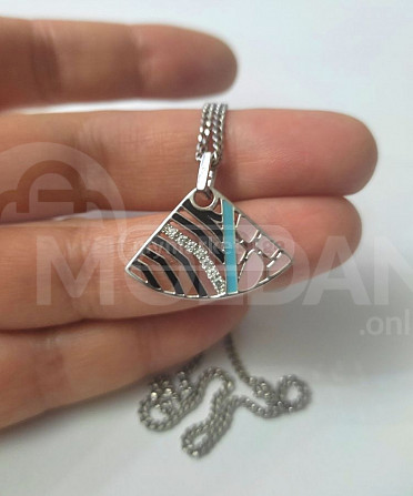 Silver pendant with silver stud Tbilisi - photo 2