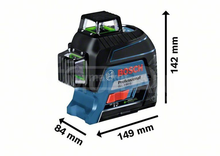 BOSCH GLL 3-80 G 3D ლაზერი მწვანე სხივით თბილისი - photo 1
