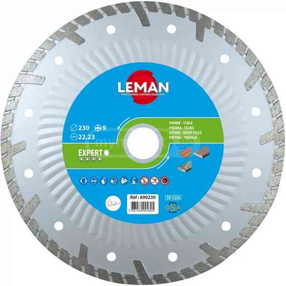 LEMAN FRANCE 230 мм алмазный диск для резки гранита Тбилиси