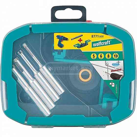 Набор сверл для плитки WOLFCRAFT + набор зажимов Тбилиси