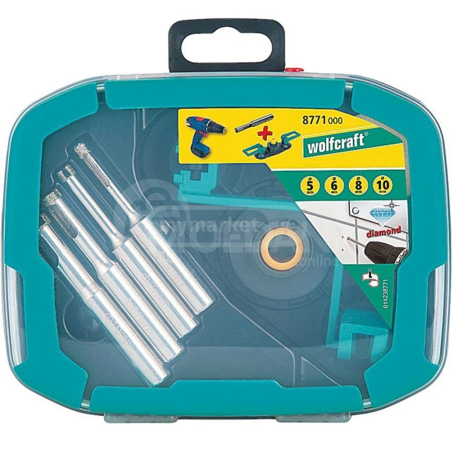 Набор сверл для плитки WOLFCRAFT + набор зажимов Тбилиси - изображение 1