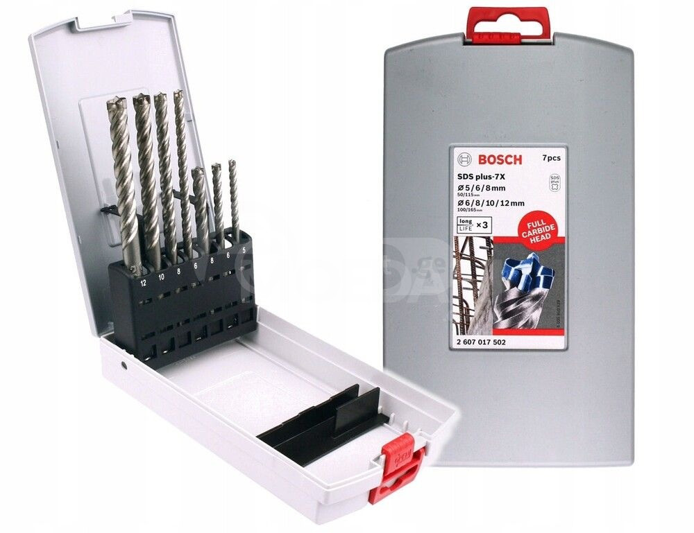 BOSCH SDS PLUS 7X 7 шт. Сверла для армированного бетона Тбилиси - изображение 1