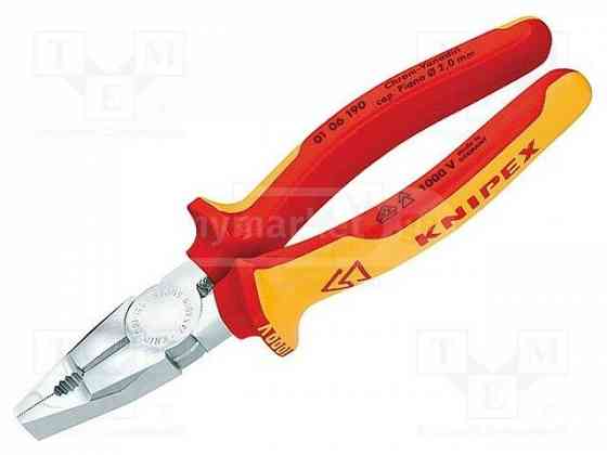 KNIPEX плоская кромка 190мм 1000В Тбилиси