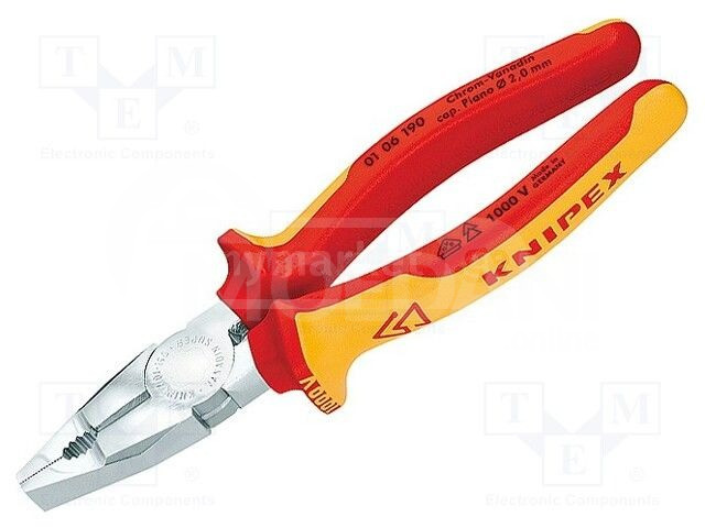 KNIPEX ბრტყელტუჩა 190მმ 1000V თბილისი - photo 1