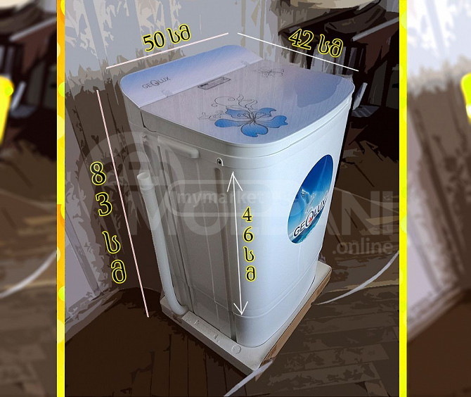Washing machine with 1 year warranty, sarecxi manqana, стиральна Tbilisi - photo 1