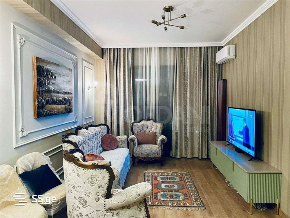 ქირავდება 2 ოთახიანი ბინა 60მ² 3/15 სართ თბილისი - photo 1