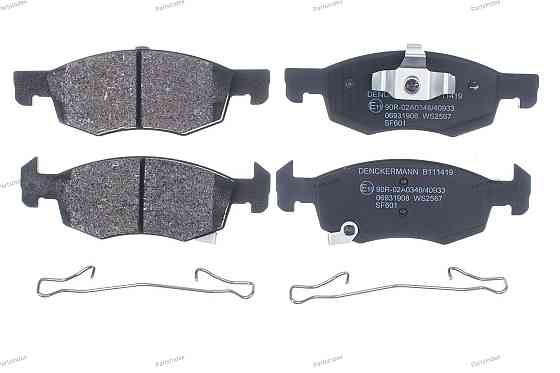 წინა სამუხრუჭე დისკის ხუნდები  ( hundebi ) Denckermann B111419 თბილისი