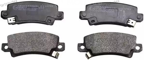 Колодки тормозные дисковые Denckermann B110753 Тбилиси - изображение 1