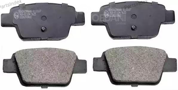 სამუხრუჭე დისკის ხუნდები  ( hundebi ) Denckermann B110187 თბილისი - photo 1