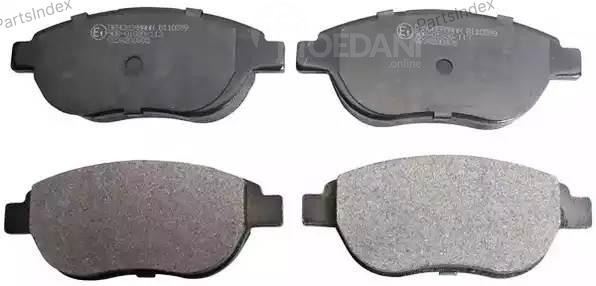 სამუხრუჭე დისკის ხუნდები  ( hundebi ) Denckermann B110599 თბილისი - photo 1