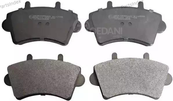 სამუხრუჭე დისკის ხუნდები  ( hundebi ) Denckermann B110582 თბილისი - photo 1