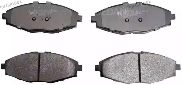 Колодки тормозные дисковые Denckermann B110141 Тбилиси - изображение 1