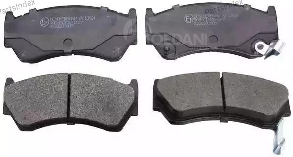 Колодки тормозные дисковые Denckermann B110524 Тбилиси - изображение 1