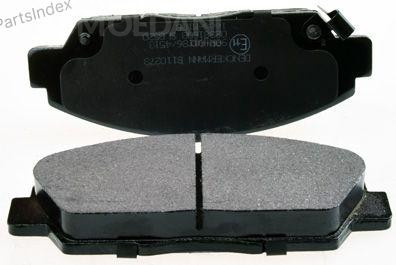 Колодки тормозные дисковые Denckermann B110273 Тбилиси - изображение 2