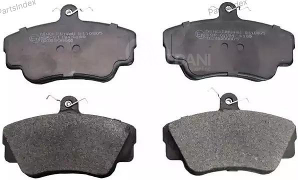Колодки тормозные дисковые Denckermann B110805 Тбилиси - изображение 1