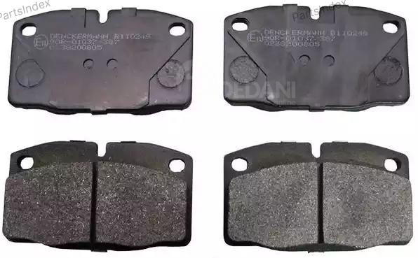 Колодки тормозные дисковые Denckermann B110249 Тбилиси - изображение 1
