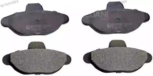 Колодки тормозные дисковые Denckermann B110166 Тбилиси - изображение 1