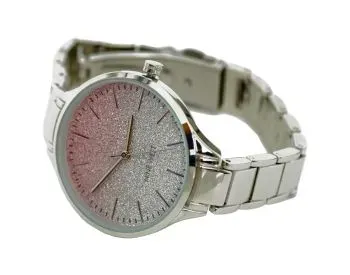 Nine West Women's Silver-Tone Bracelet Watch NW/2337Omsv თბილისი