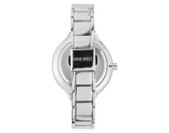 Nine West Women's Silver-Tone Bracelet Watch NW/2337Omsv თბილისი