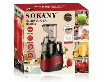 Წვენსაწური Sokany 800W არის შესანიშნავი არჩევანი ნებისმიერი სახლისთვის, თბილისი