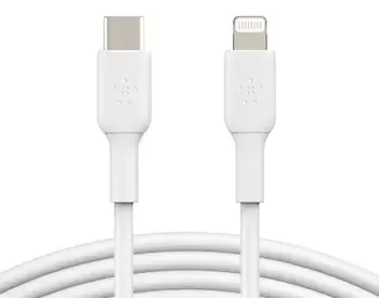 Კაბელი Belkin Lightning to USB-C Cable PVC, 1M, White თბილისი