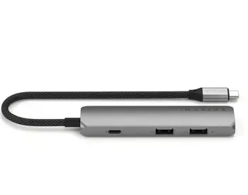 USB ჰაბი Satechi 4-in-1 USB-C Slim Multiport Adapter 4K (Spa თბილისი