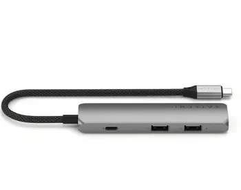 USB ჰაბი Satechi 4-in-1 USB-C Slim Multiport Adapter 4K (Spa თბილისი - photo 2