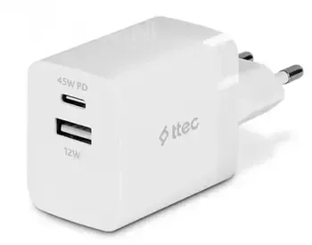 Ადაპტერი Ttec Smartcharger DUO PD 45W Travel Fast Charger US თბილისი - photo 1