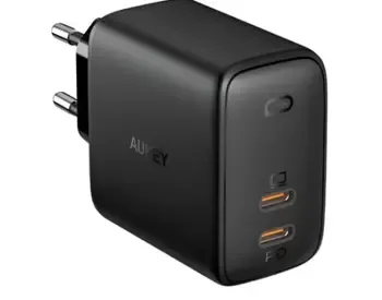 Ადაპტერი Aukey PA-B4T 45W 2-Port PD Wall Charger Black თბილისი