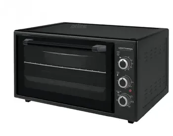 Электрическая духовка Hoffmann FGT4800 Turbogrill, черная. Тбилиси - изображение 1