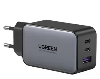 Დამტენი Ugreen Cd244 (10335), 65W, 2xUSB-C, Type-c, USB, Spa თბილისი