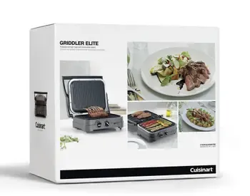Გრილი Cuisinart Gr47E Griddler Elite Grill Gray თბილისი