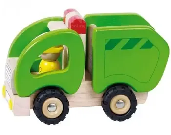 Ხის ნაგვის მანქანა goki Machine wooden Garbage truck (green) თბილისი - photo 1
